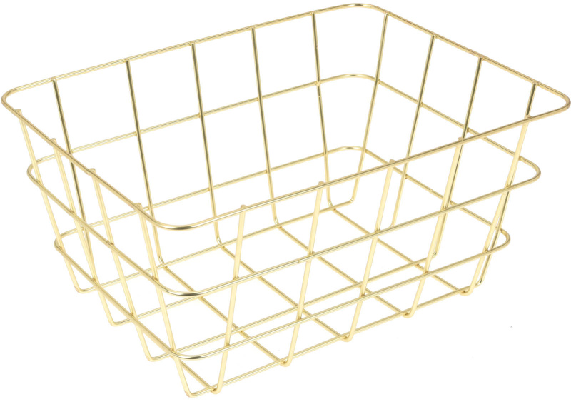EH Excellent Houseware DekorStyle Praktický košík zlatý 404001270 zlatý