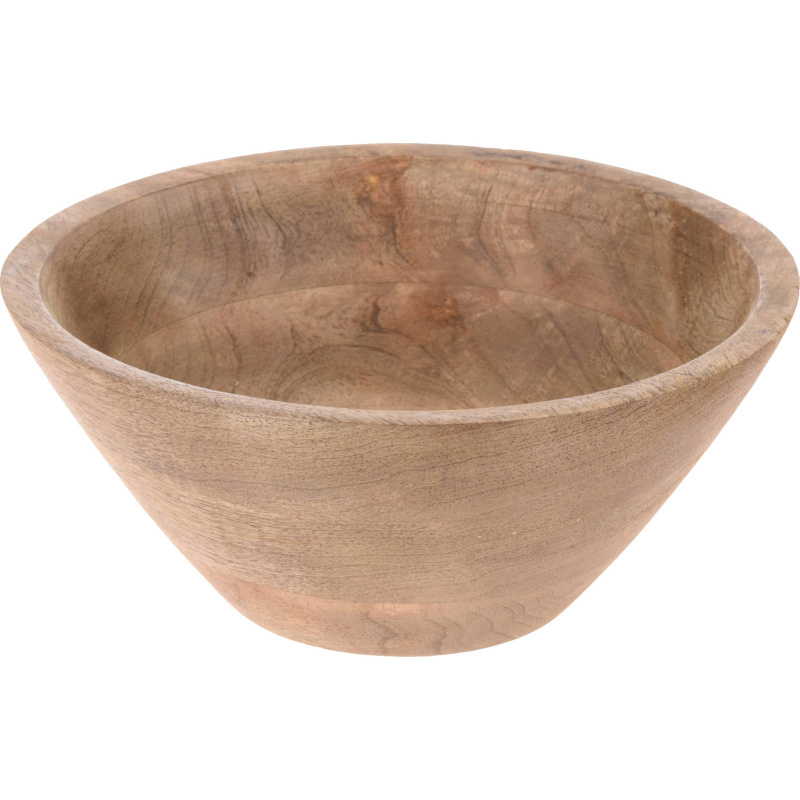 EH Excellent Houseware Mísa z mangového dřeva, Ø 20 cm, hnědá hnědý
