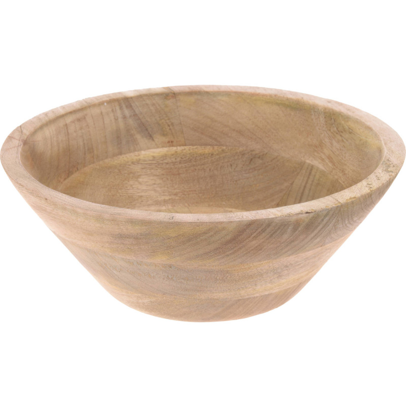 EH Excellent Houseware Mísa z mangového dřeva, Ø 25 cm, hnědá hnědý