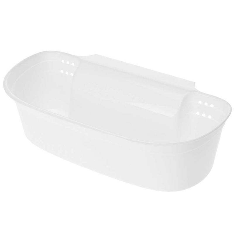 EH Excellent Houseware Nádoba na slupky, odpadky, závěsná, bílá bílý