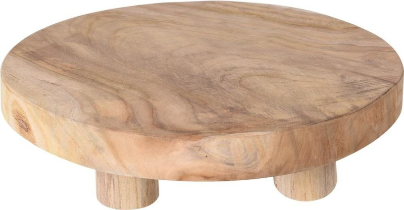 ProGarden Dřevěný podstavec pod květináč na nožkách, 30 cm J11300430 hnědá
