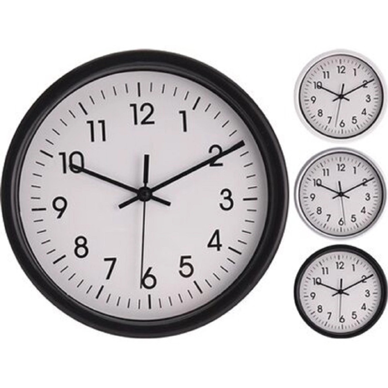 Nástěnné hodiny, pr. 20 cm, různé druhy