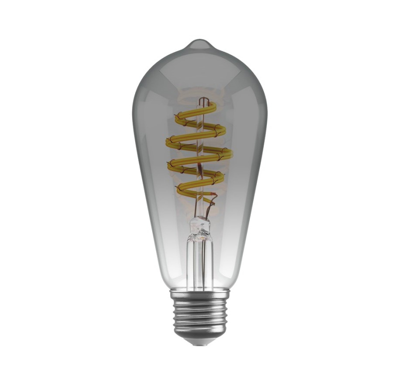 Chytrá LED žárovka Hombli Smart Bulb ST64 CCT Filament HBEB-0211 / Wi-Fi / E27 / kouřová/teplá bílá Varianta: ivi7