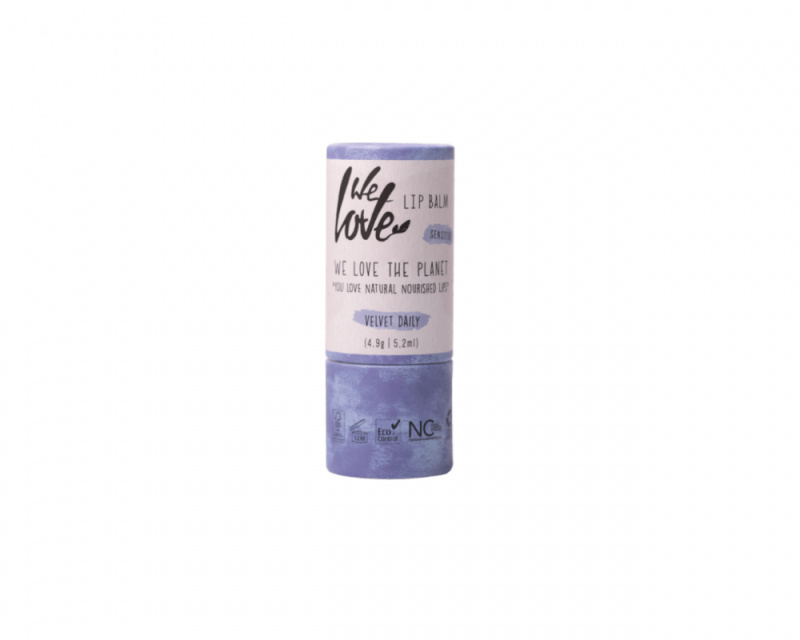 Přírodní balzám na rty Velvet daily sensitive We Love the Planet 4,9 g