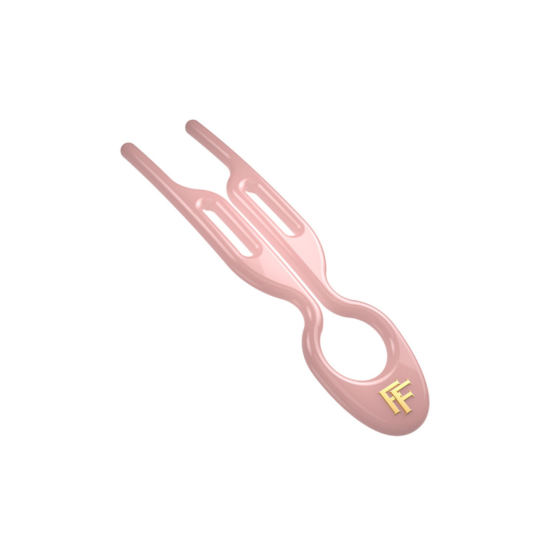 FIONA FRANCHIMON Sada tří vlasových spon - NO.1 Hairpin - SeaShell Pink