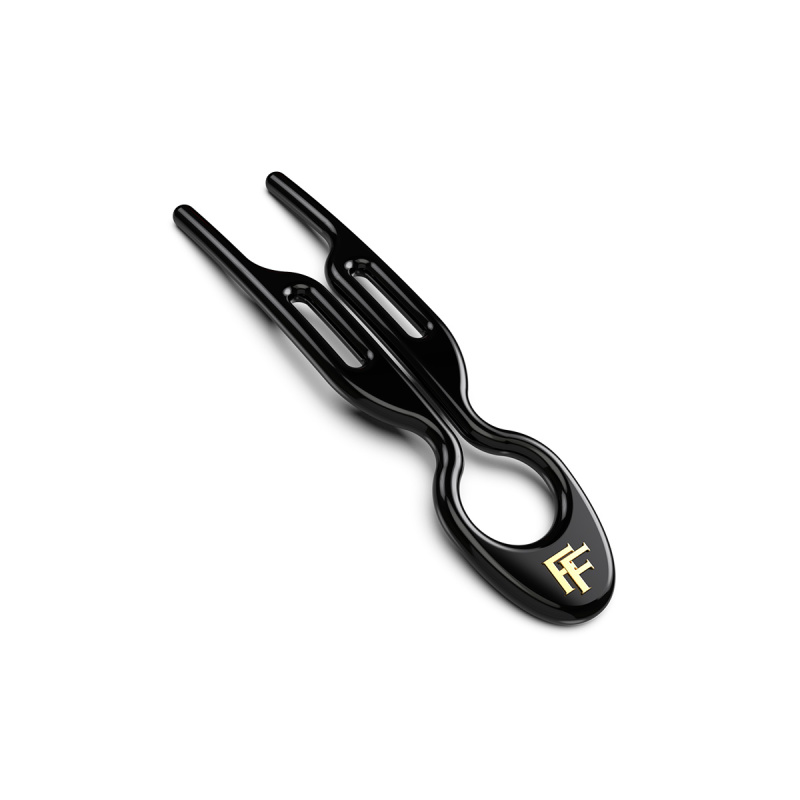 FIONA FRANCHIMON Sada tří vlasových spon - NO.1 Hairpin - Black