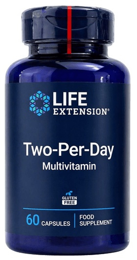 Life Extension Two-Per-Day Multivitamin 60 kapslí