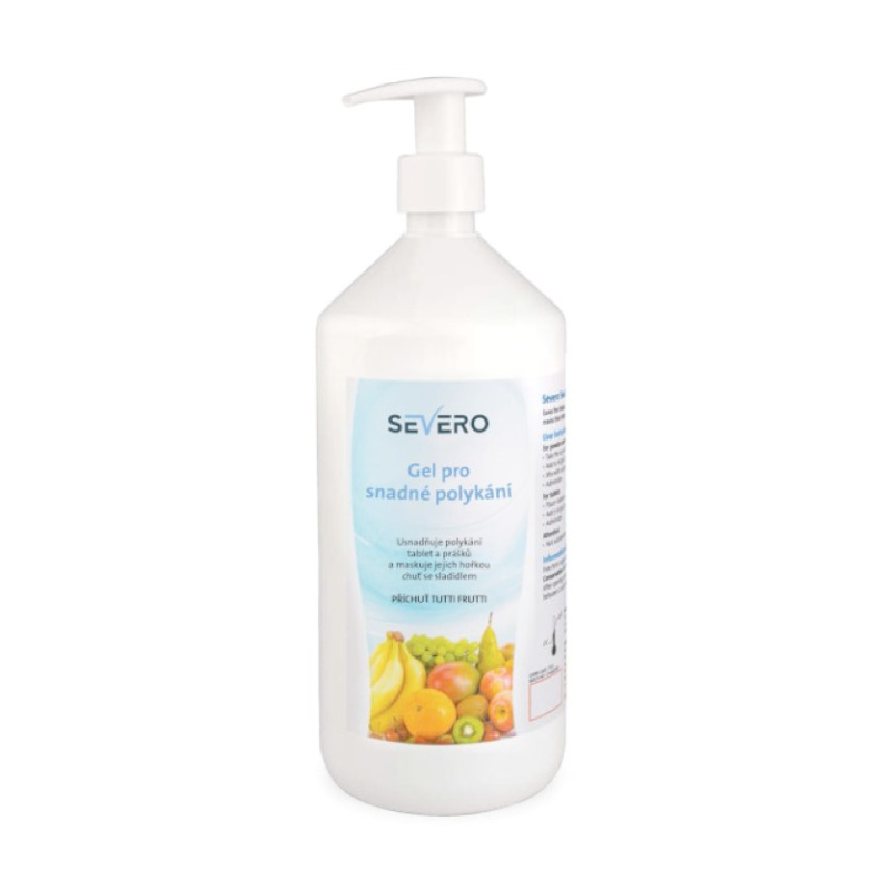 SEVERO Gel pro snadné polykání tutti frutti 1l