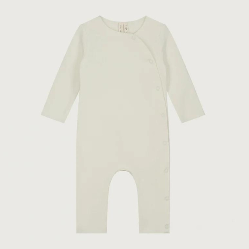 GRAY LABEL Overalek GOTS - Cream Velikost: 0-3m