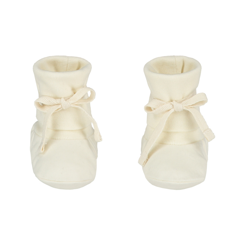 GRAY LABEL Ponožkové botičky GOTS - Cream