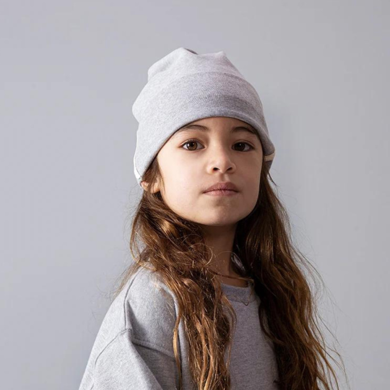 GRAY LABEL Čepice Bonnet GOTS - Grey Melange Velikost: 4-10Y