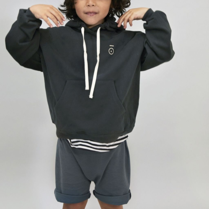 GRAY LABEL Kraťasy GOTS Blue Grey Velikost: 5-6y