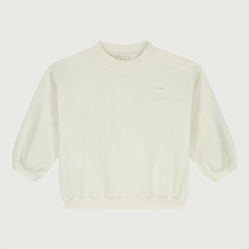 GRAY LABEL Mikina pro miminka GOTS - Cream Velikost: 9-12m