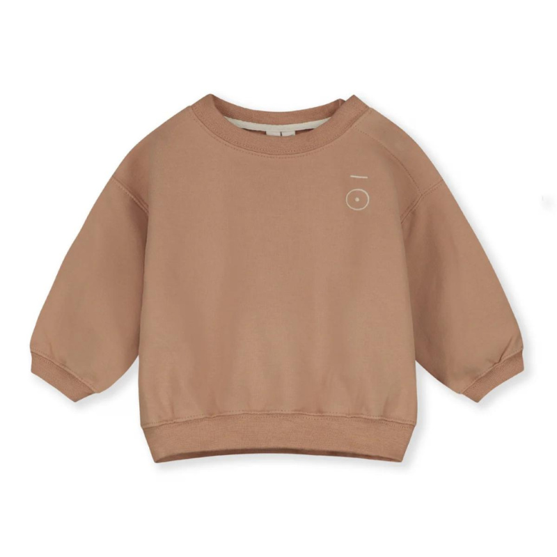 GRAY LABEL Mikina pro miminka GOTS - Biscuit Velikost: 18-24M