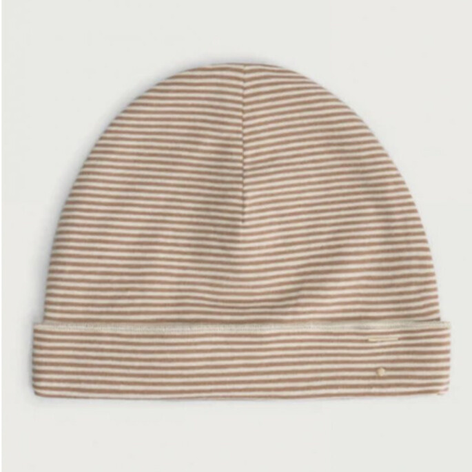 GRAY LABEL Čepička Baby GOTS Biscuit - Cream Velikost: NEWBORN