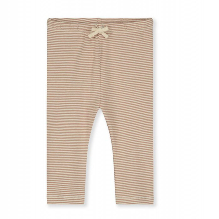 GRAY LABEL Legíny pro miminko GOTS / Biscuit - Cream Velikost: 9-12m
