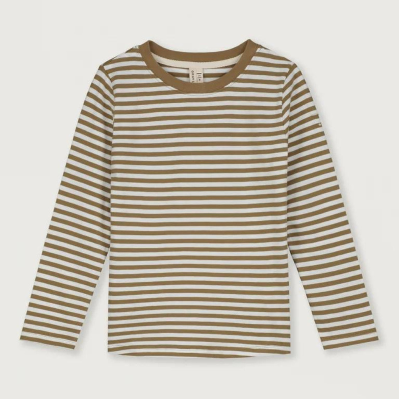 GRAY LABEL Triko L/S GOTS - Peanut - Off White Velikost: 11-12y