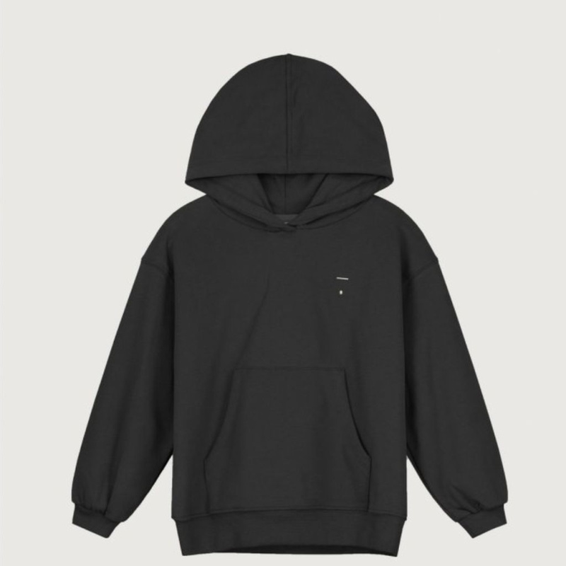 GRAY LABEL Mikina GOTS - Nearly Black Velikost: 9-10Y