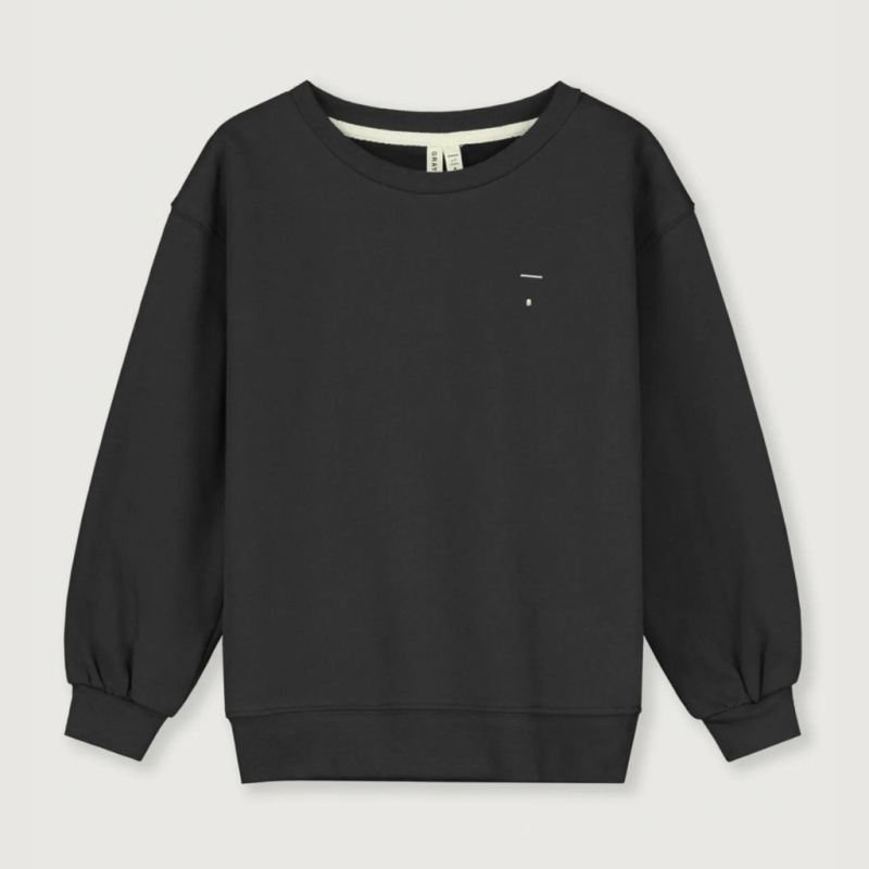 GRAY LABEL Mikina GOTS - Nearly Black Velikost: 9-10Y