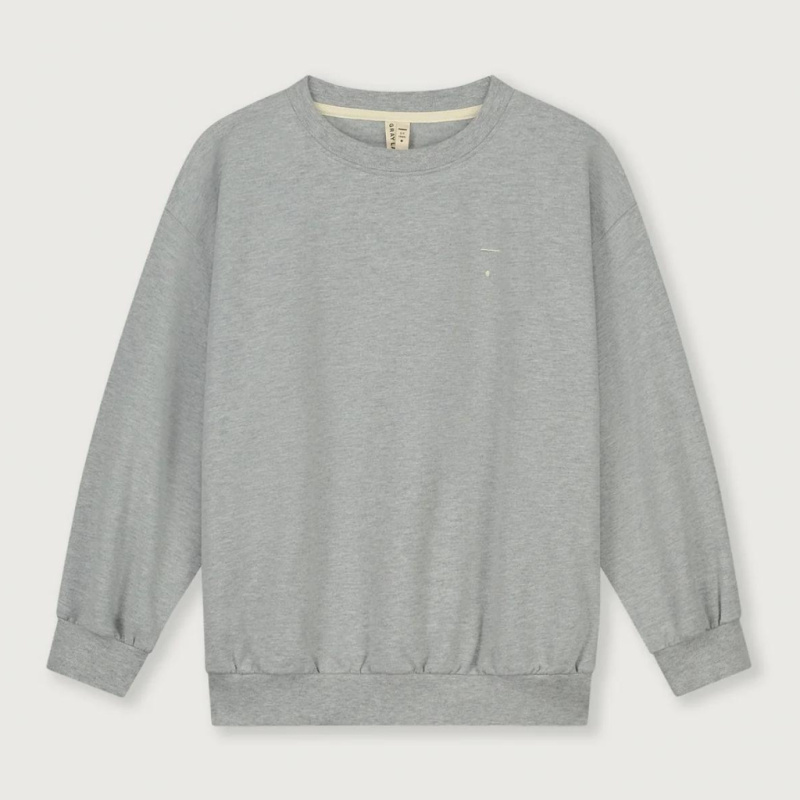 GRAY LABEL Mikina GOTS - Grey Melange Velikost: 9-10Y