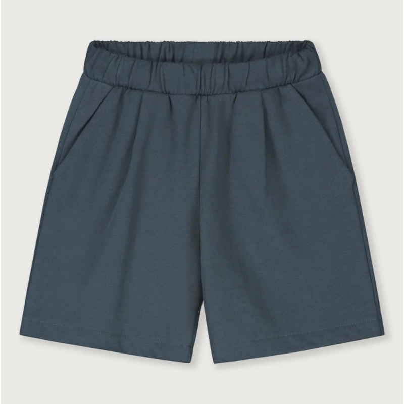 GRAY LABEL Bermudy GOTS - Blue Grey Velikost: 3-4y