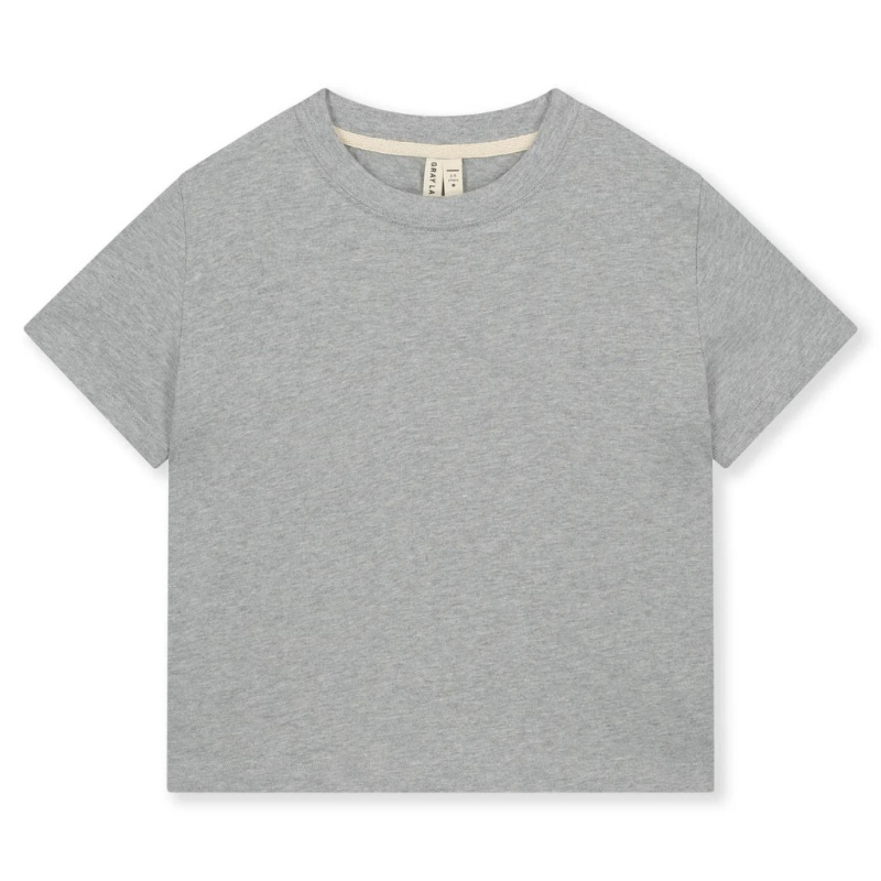 GRAY LABEL Oversized triko GOTS - Grey Melange Velikost: 11-12y
