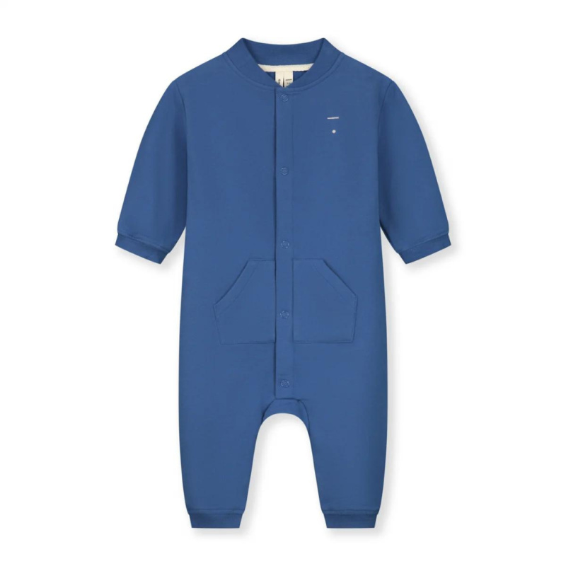 GRAY LABEL Svetrový overal pro miminka GOTS - Blue Moon Velikost: 18-24M