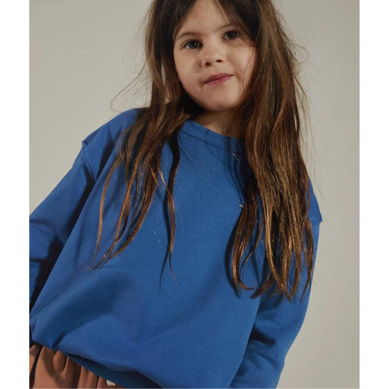 GRAY LABEL Mikina GOTS - Blue Moon Velikost: 2-3y