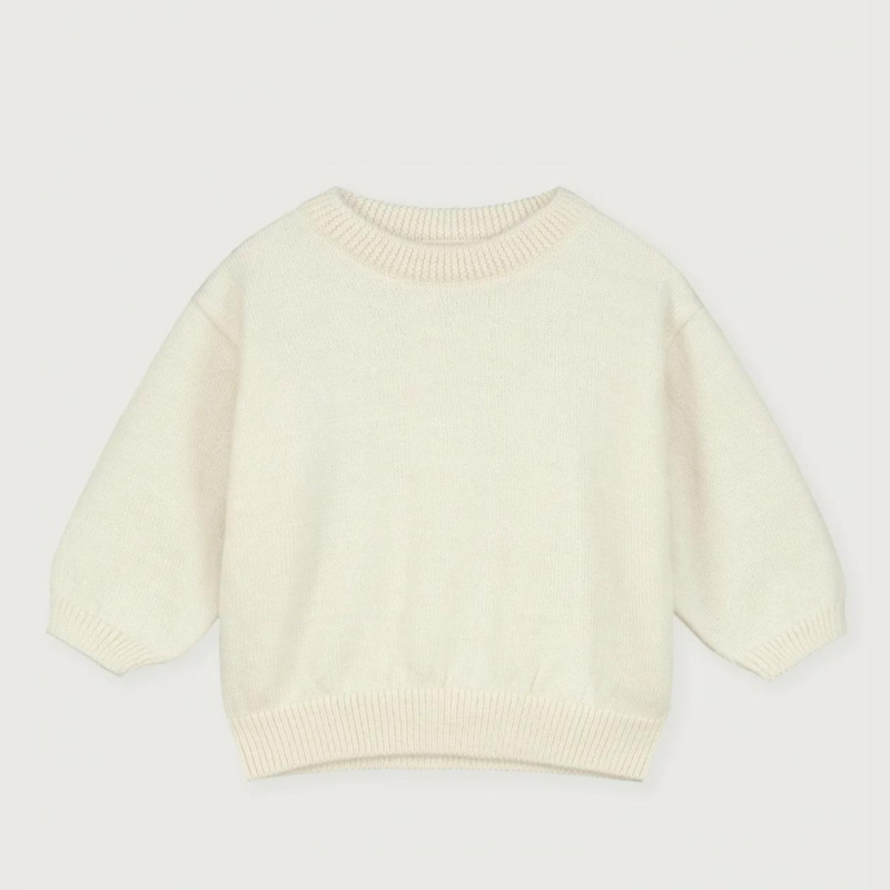 GRAY LABEL Svetr pro miminko RWS - Cream Velikost: 0-6m