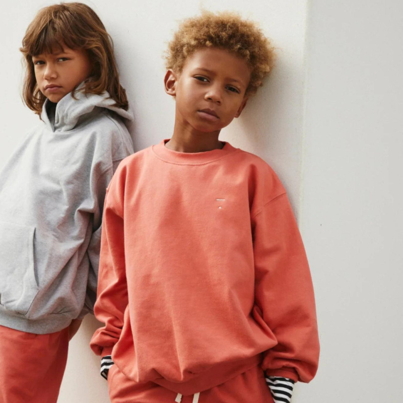 GRAY LABEL Mikina GOTS - Poppy Red Velikost: 2-3y