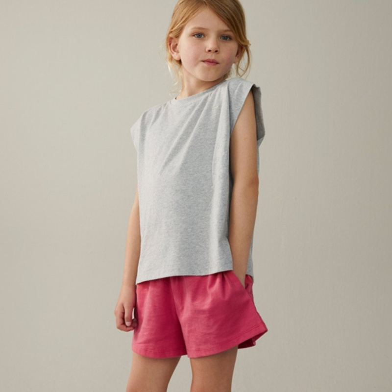 GRAY LABEL Elastické šortky GOTS - Cherry Velikost: 3-4y