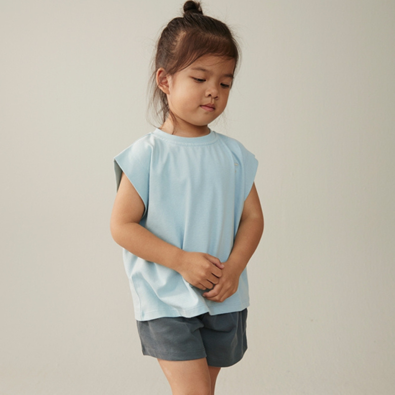 GRAY LABEL Triko Muscle GOTS - Sky Velikost: 5-6y