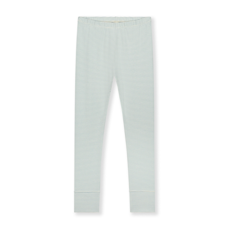 GRAY LABEL Legíny GOTS - Sky - Cream Velikost: 9-10Y