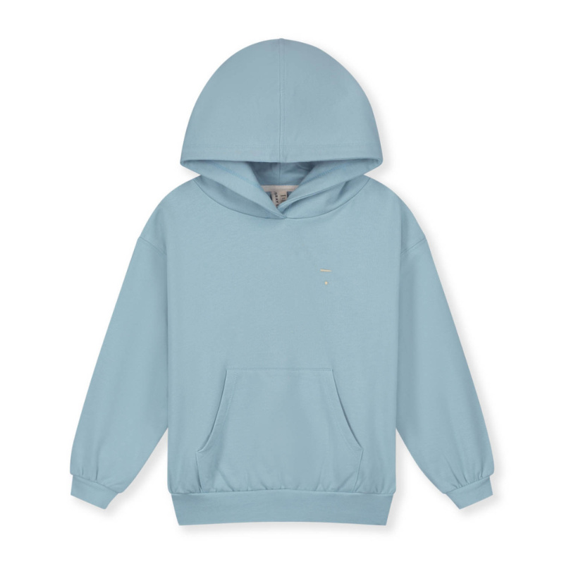 GRAY LABEL Mikina s kapucí GOTS - Sky Velikost: 11-12y