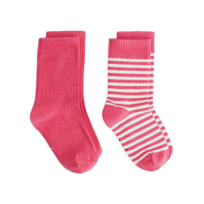 GRAY LABEL Set ponožek GOTS - Cherry - Cream Velikost: 19-22