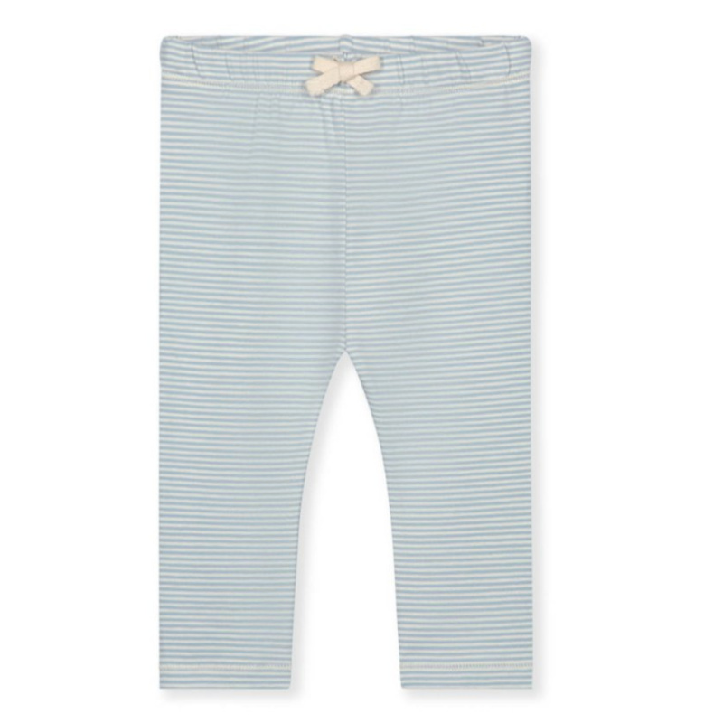 GRAY LABEL Legíny pro miminka GOTS - Sky - Cream Velikost: 9-12m