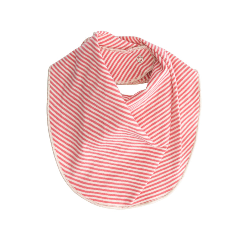 GRAY LABEL Dětský slintáček GOTS - Cherry - Cream