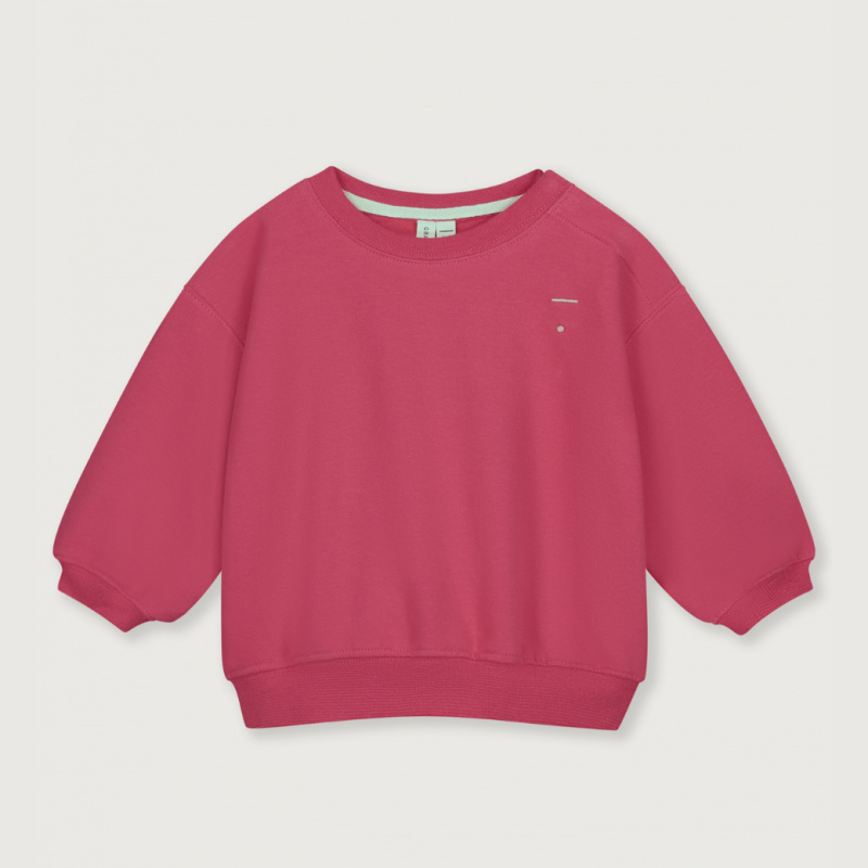 GRAY LABEL Mikina pro miminka GOTS - Cherry Velikost: 12-18m