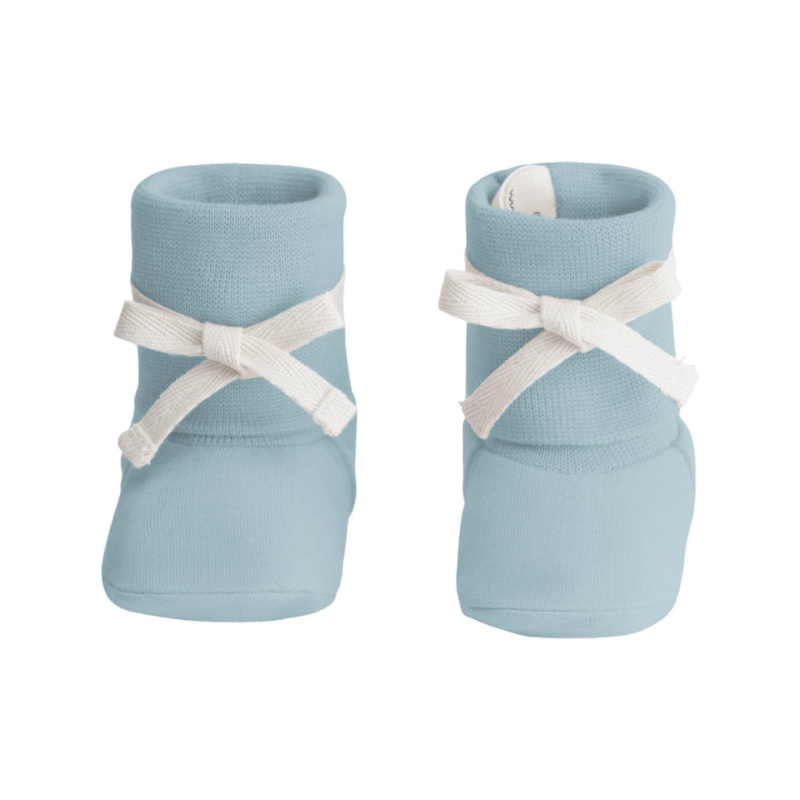 GRAY LABEL Ponožkové botičky GOTS - Sky Velikost: 6-12m
