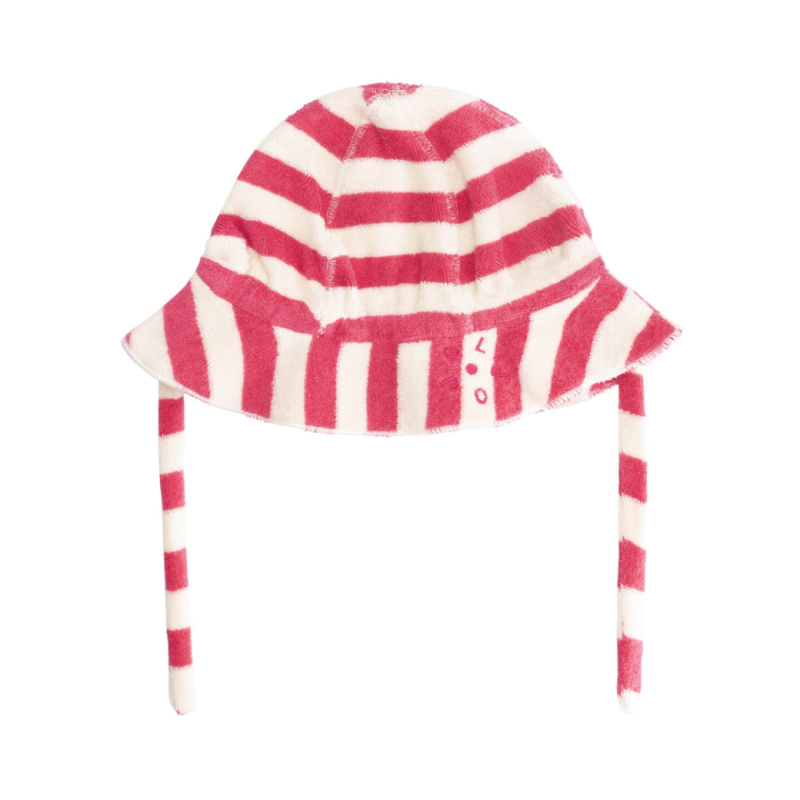 GRAY LABEL Klobouk POP Baby Terry Cherry - Cream Velikost: 1-2y