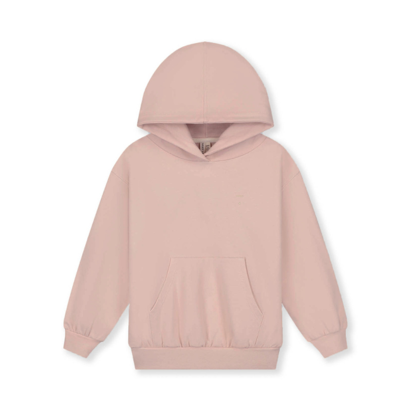 GRAY LABEL Mikina s kapucí GOTS - Faded Pink Velikost: 11-12y