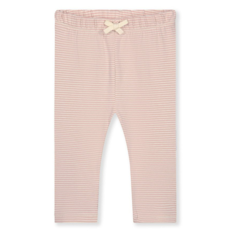 GRAY LABEL Legíny pro miminka GOTS - Faded pink - Cream Velikost: 12-18m