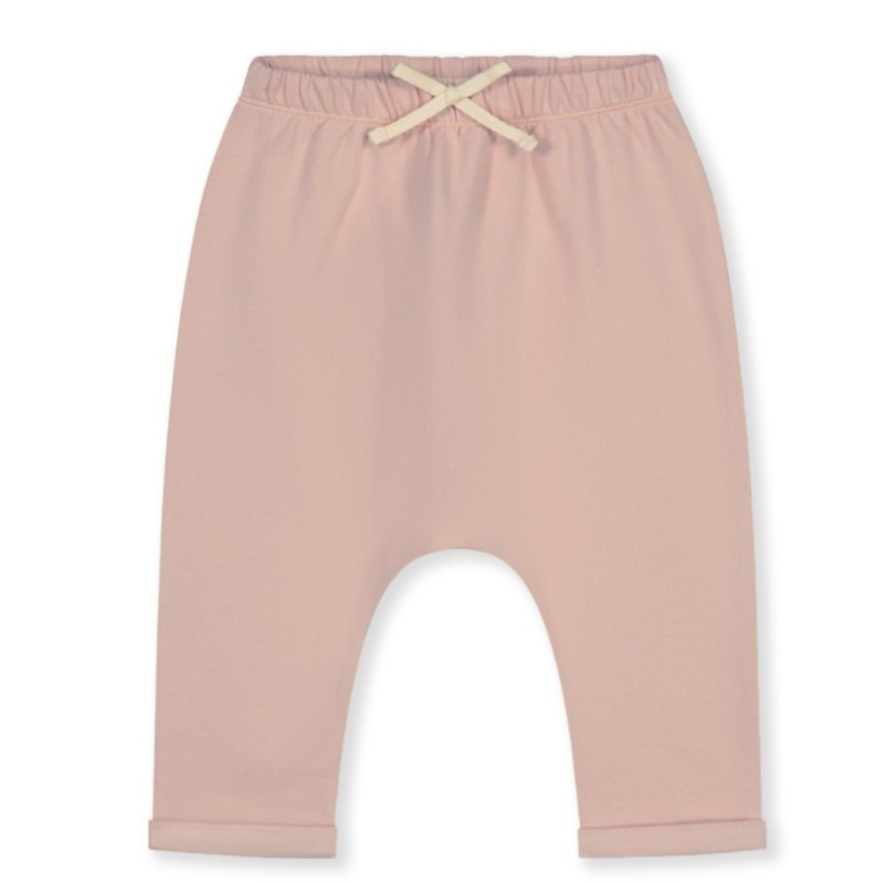 GRAY LABEL Tepláčky pro miminko GOTS - Faded Pink Velikost: 6-9m