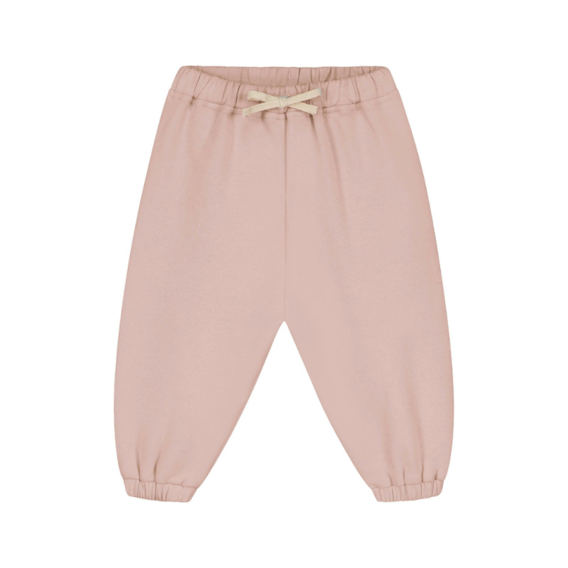 GRAY LABEL Tepláčky pro miminko GOTS - Faded Pink Velikost: 6-9m