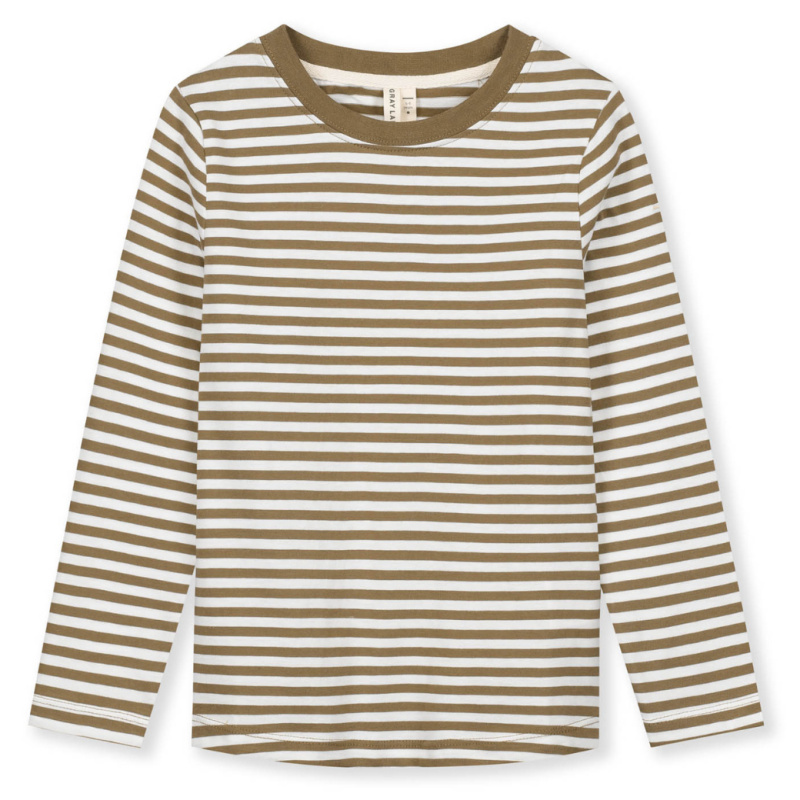 GRAY LABEL Triko L/S GOTS - New Fit - Woody - Cream Velikost: 5-6y