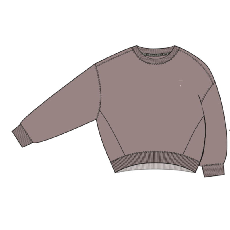 GRAY LABEL Mikina Adult  GOTS - New Fit - Berry Velikost: L