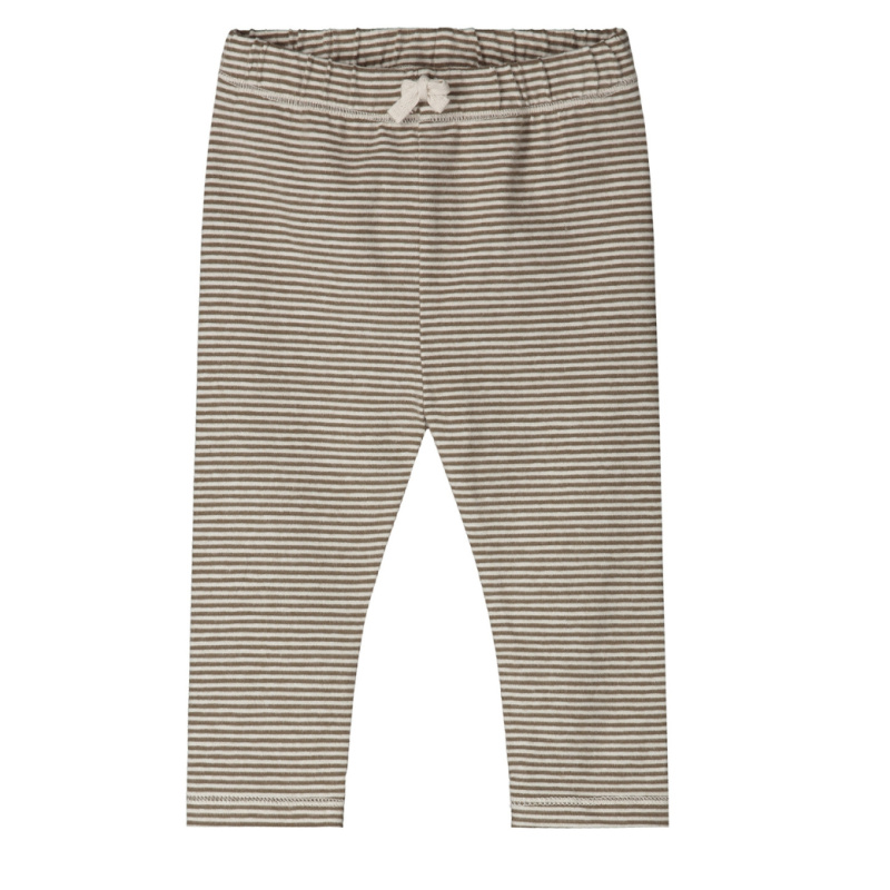 GRAY LABEL Legíny pro miminka GOTS - New Fit - Woody - Cream Velikost: 9-12m