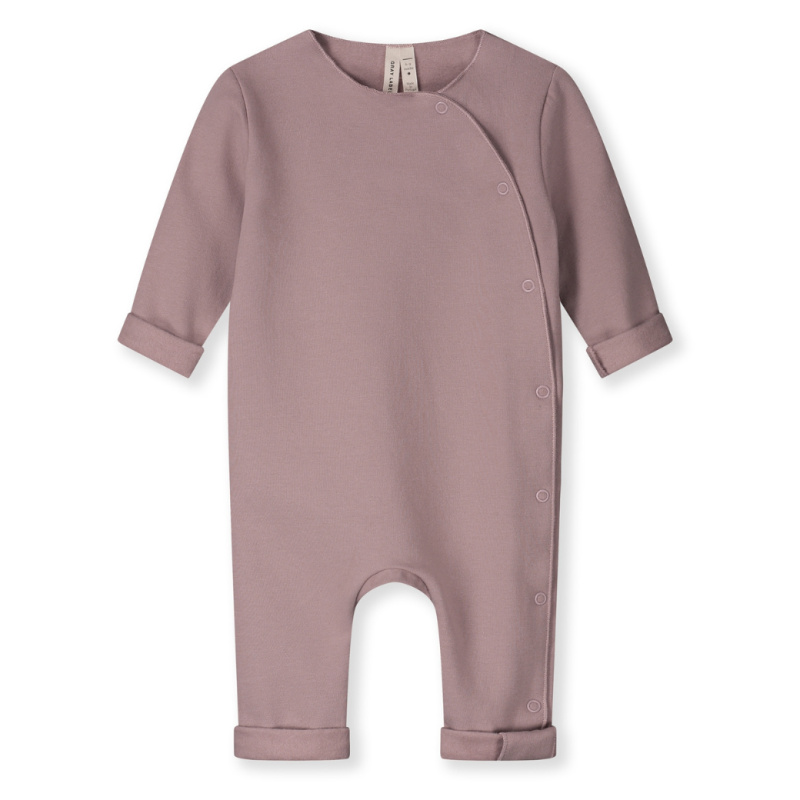 GRAY LABEL Overal pro miminka GOTS - New Fit - Berry Velikost: 3-6m