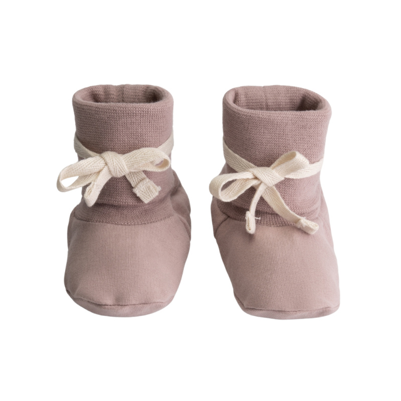 GRAY LABEL Ponožkové botičky GOTS - Berry Velikost: 6-12m