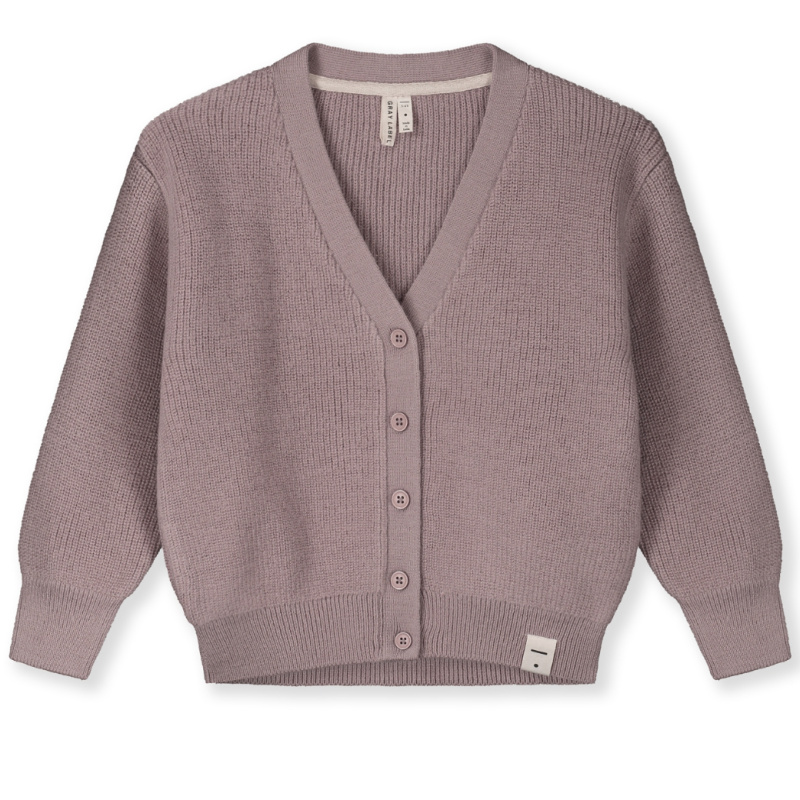 GRAY LABEL Pletený kardigan z merino vlny – Berry Velikost: 7-8Y